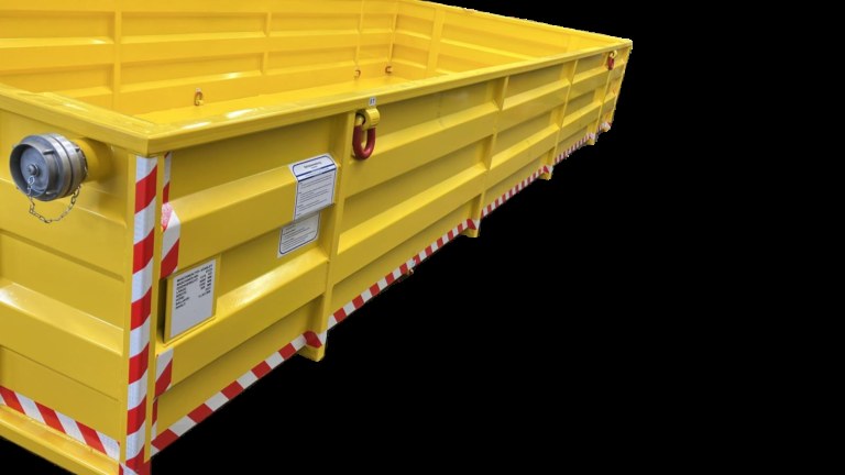 Quarantine container — steel construction overview